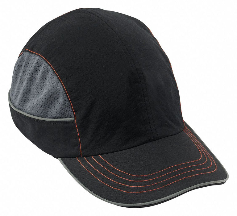H9899 Bump Cap Front Brim Hook-and-Loop Black