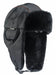 Winter Hat with Chin Strap S/M Black
