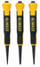 Nail Set 1/32 2/32 3/32 in 4 in L 3 Pc