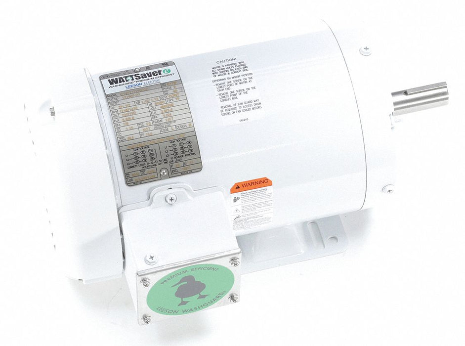 Washdown Motor 2 HP 1745 145T 230/460V