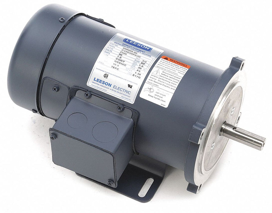 DC Motor 3/4 HP 2500 rpm 90V DC 56C TEFC