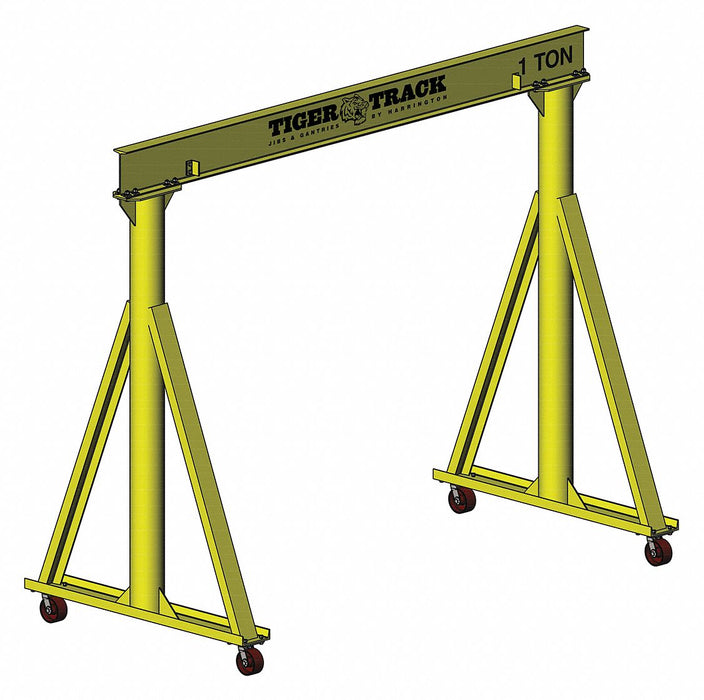 Portable Gantry Crane 2000 lb Yellow
