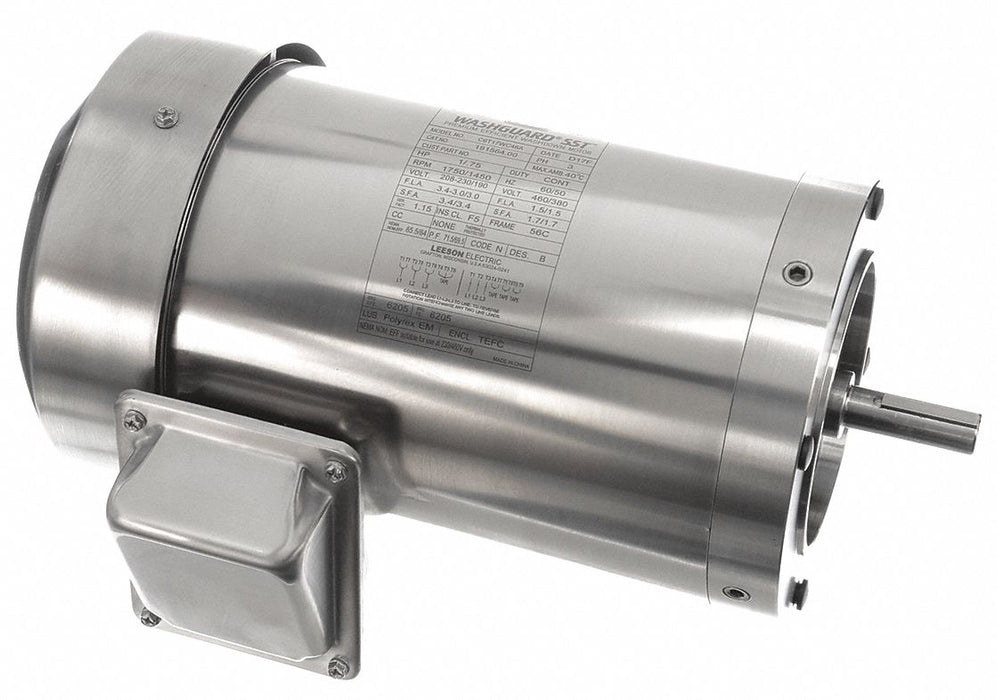 WashdownMotor 1hp 1750RPM 208-230/460VAC