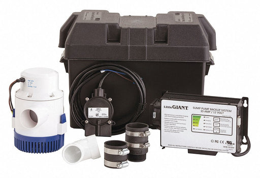 Sump/Battery Back-Up System 1/3 hp 6 ft