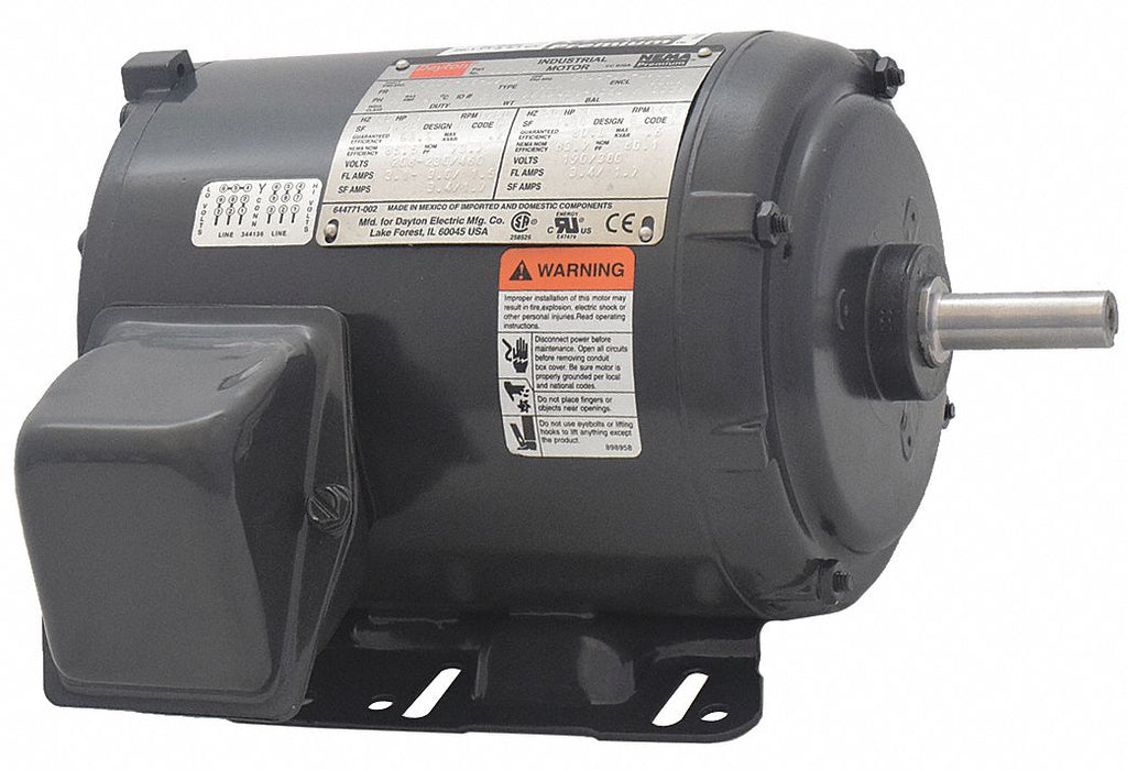 GP Motor 1 HP 1 750 RPM 230/460V AC 56H