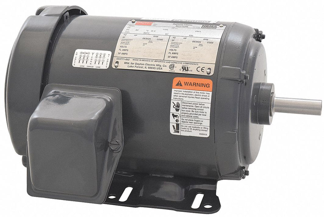 GP Motor 1 HP 1 155 RPM 208-230/460V 56H