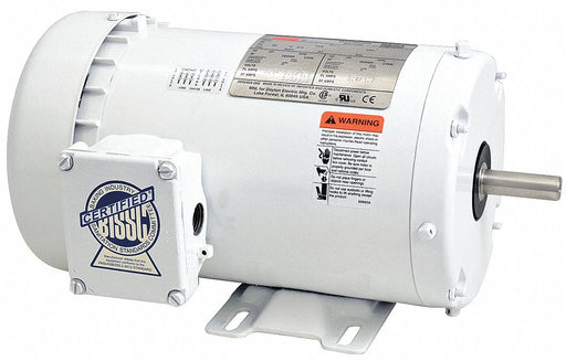 Washdown Motor 1 HP 1750 56 230/460V