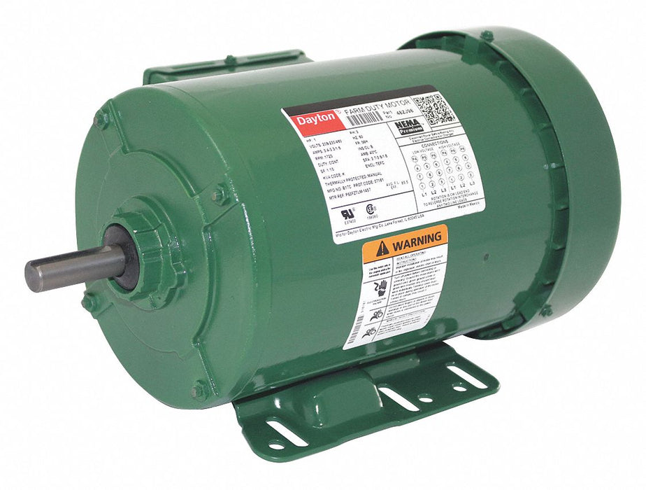 Farm Duty Motor 3-Phase TEFC 1 HP