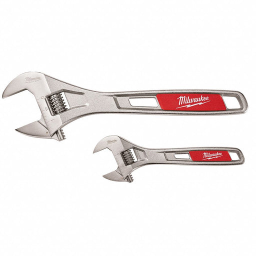 Adj. Wrench Set Chrome 6 and 10 