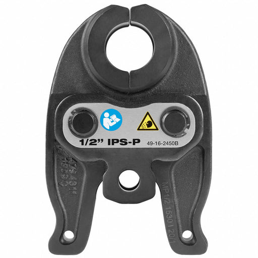 Press Jaw Black Iron SS 1/2 in Pipe