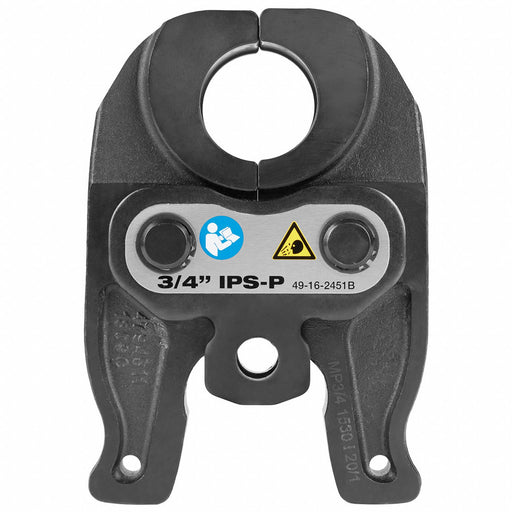 Press Jaw Black Iron SS 3/4 in Pipe