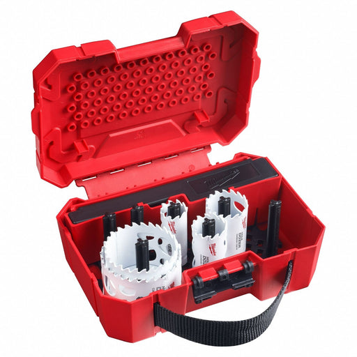 Hole Saw Kit 9pcs Sizes 0.875 -2.5 