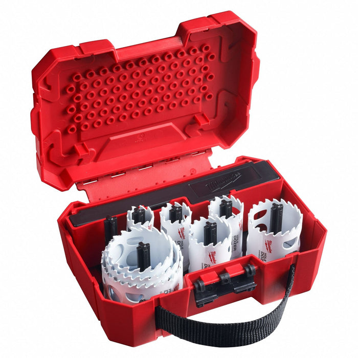 Hole Saw Kit 12pcs Sizes 0.875 -2.5 