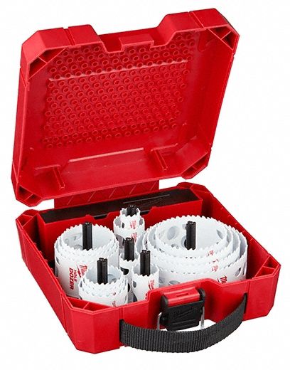 Hole Saw Kit 19pcs Sizes 0.75 -4.75 