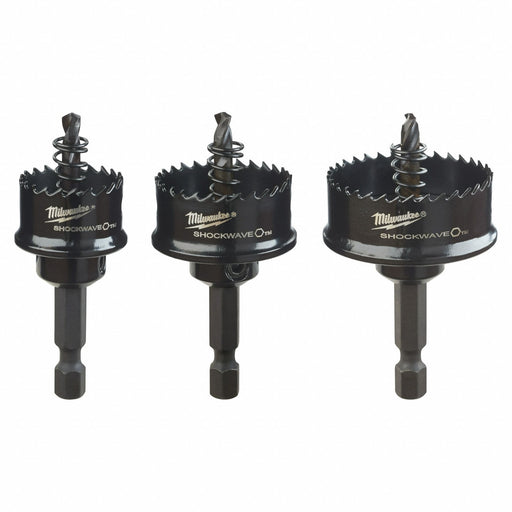 Hole Saw Kit 3pcs Sizes 0.875 -1.375 