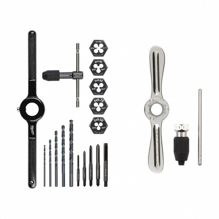 Tap and Die Set Metric 17 Pieces