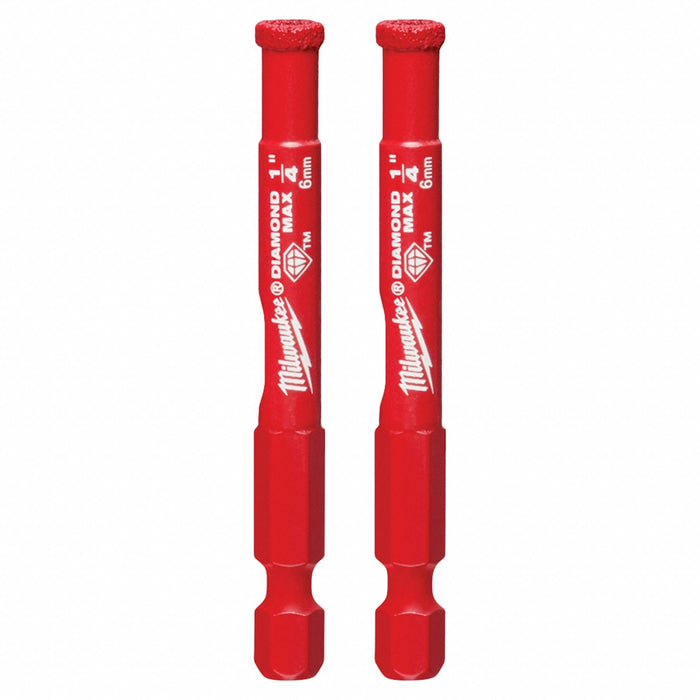 Hole Saw Diameter 1/4 Diamond Grit PK2