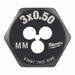 Hex Threading Die M3x0.5 Metric