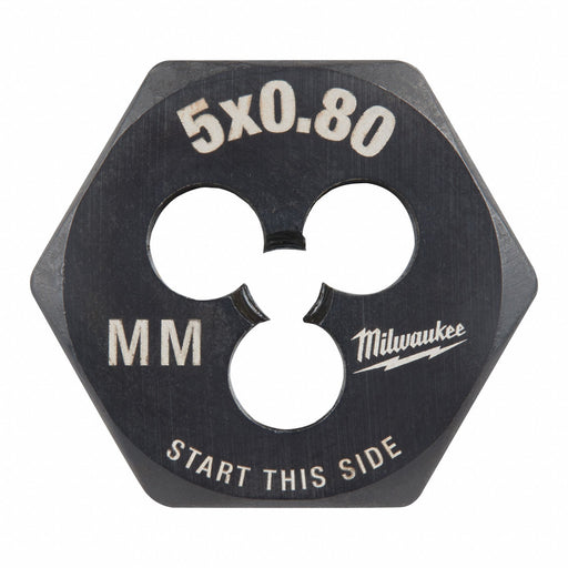 Hex Threading Die M5x0.8 Metric