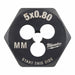 Hex Threading Die M5x0.8 Metric