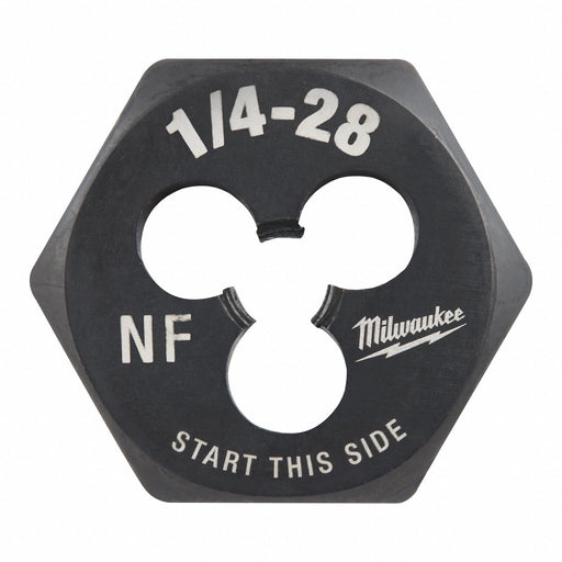 Hex Threading Die 1/4 -28 UNF