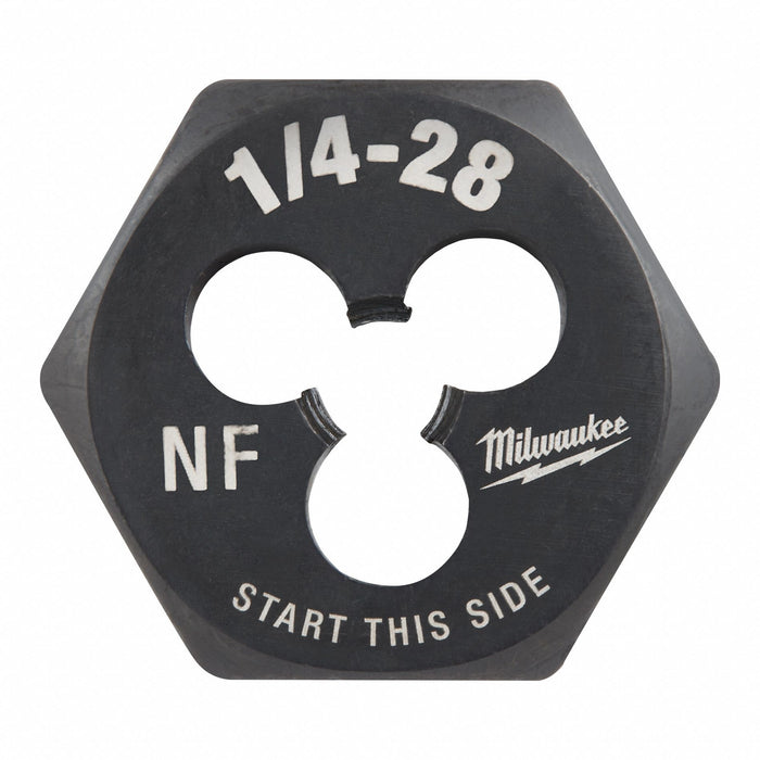 Hex Threading Die 1/4 -28 UNF