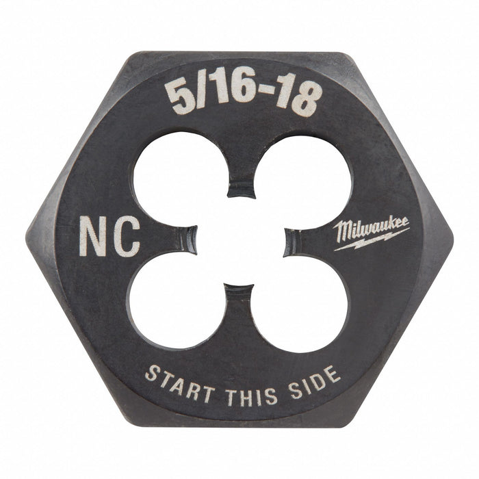 Hex Threading Die 5/16 -18 UNC