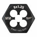 Hex Threading Die M8x1.25 Metric