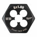 Hex Threading Die M8x1 Metric