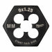 Hex Threading Die M9x1.25 Metric