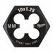 Hex Threading Die M10x1.25 Metric