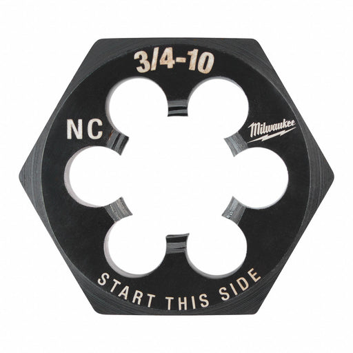 Hex Threading Die 3/4 -10 UNC