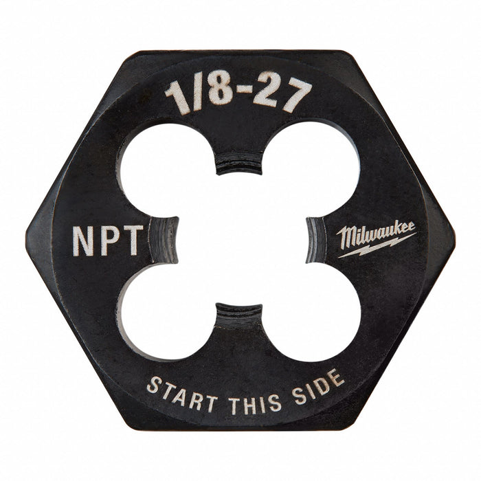Hex Threading Die 1/8 -27 Solid