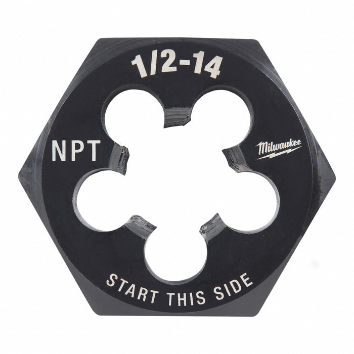 Hex Threading Die 1/2 -14 Solid