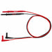 TestLeads Blk/Rd 1000V 18AWG 45/8ft PR