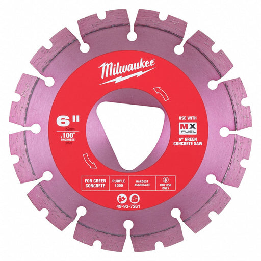 DiamondSawBlade Diam 6 Thick 0.1 