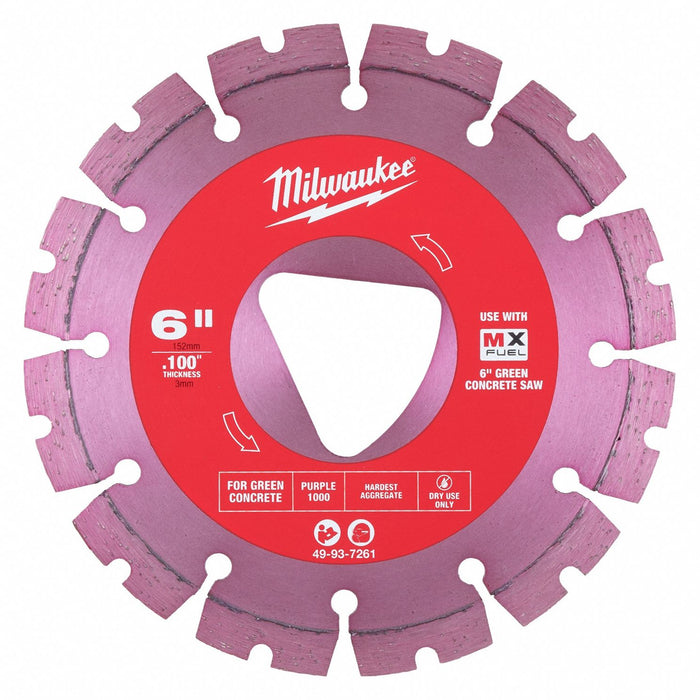 DiamondSawBlade Diam 6 Thick 0.1 