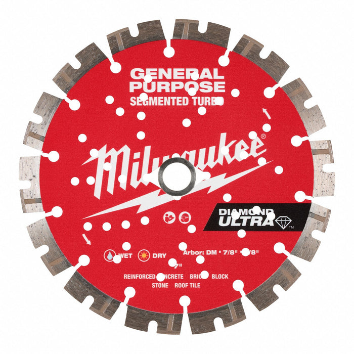 DiamondSawBlade Diam 7 Arbor 5/8 7/8 