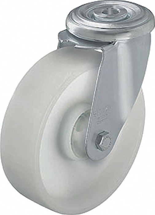 Bolt-Hole Caster 6 7/8 dia Swivel Nylon