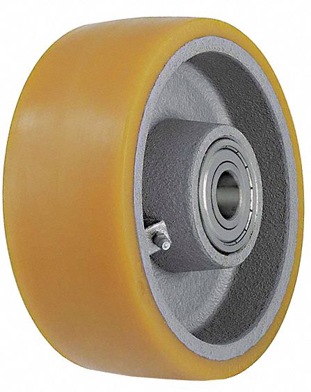 Caster Wheel 11 13/16 dia 2 865lb Yellow