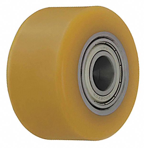 Caster Wheel 3 1/8 dia 1 100 lb Yellow