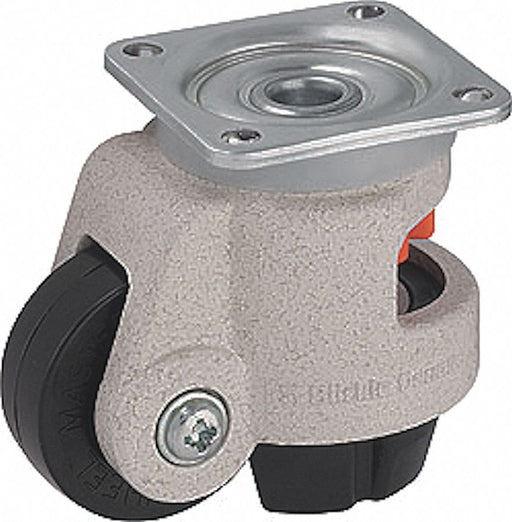 Plate Caster Swivel 2 13/16 H