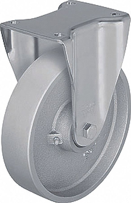 Plate Caster Rigid Metal 7 3/4 H