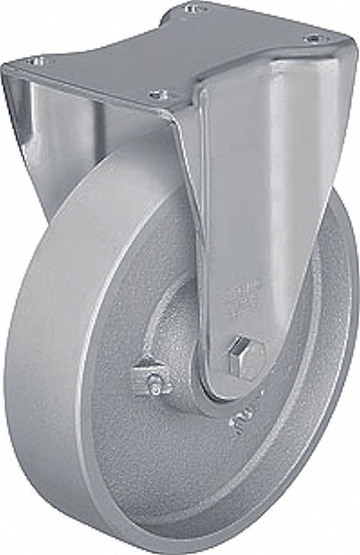Plate Caster Rigid Metal 7 3/4 H