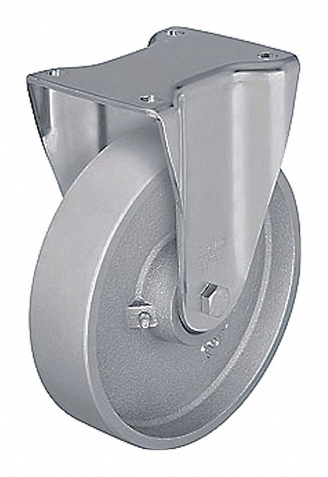 Plate Caster Rigid Metal 11 5/8 H