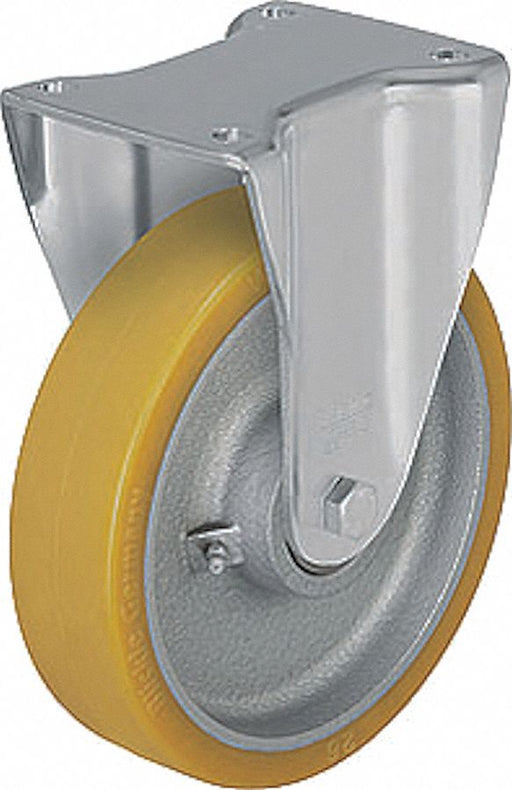 Plate Caster Rigid Polyurethane 5 1/2 H