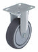 Plate Caster Rigid Rubber 2 13/16 H