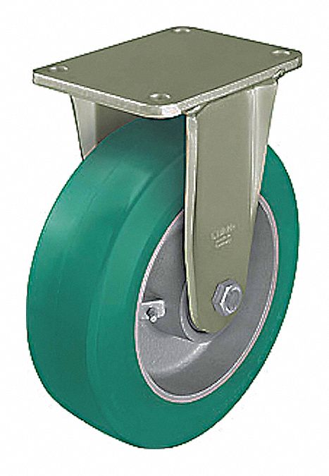 Plate Caster Rigid Polyurethane 12 H