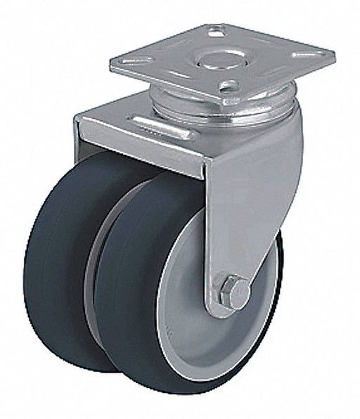 Plate Caster Swivel Polyurethane 4 H