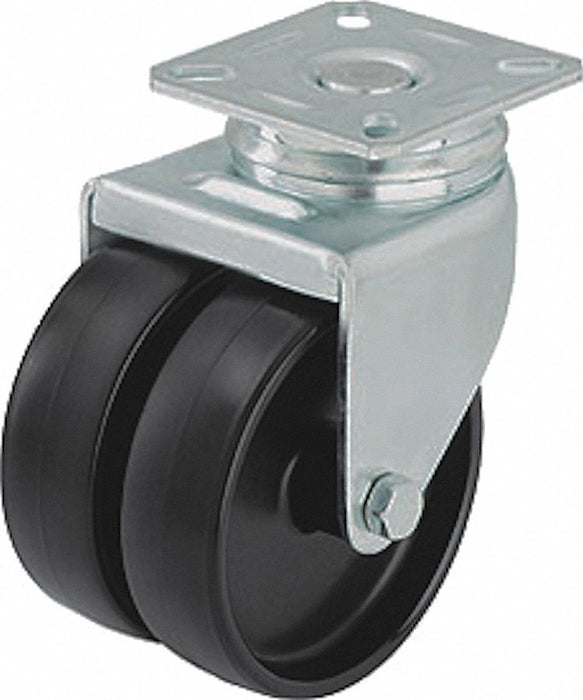 Plate Caster Swivel 2 13/16 H